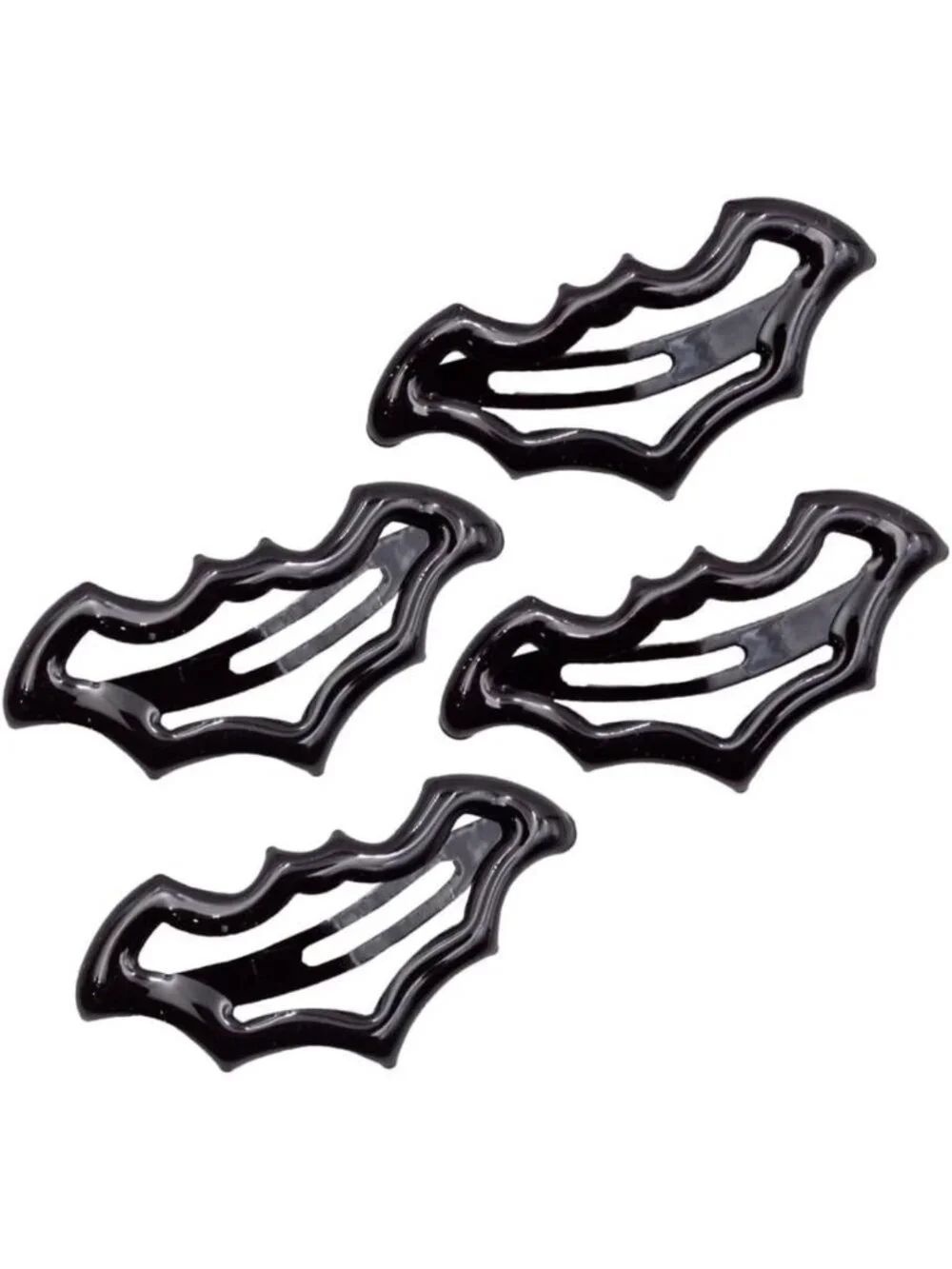 Chic Black Bat Snap Hair Clips | Trendy Halloween Accessories for Stylish Hair